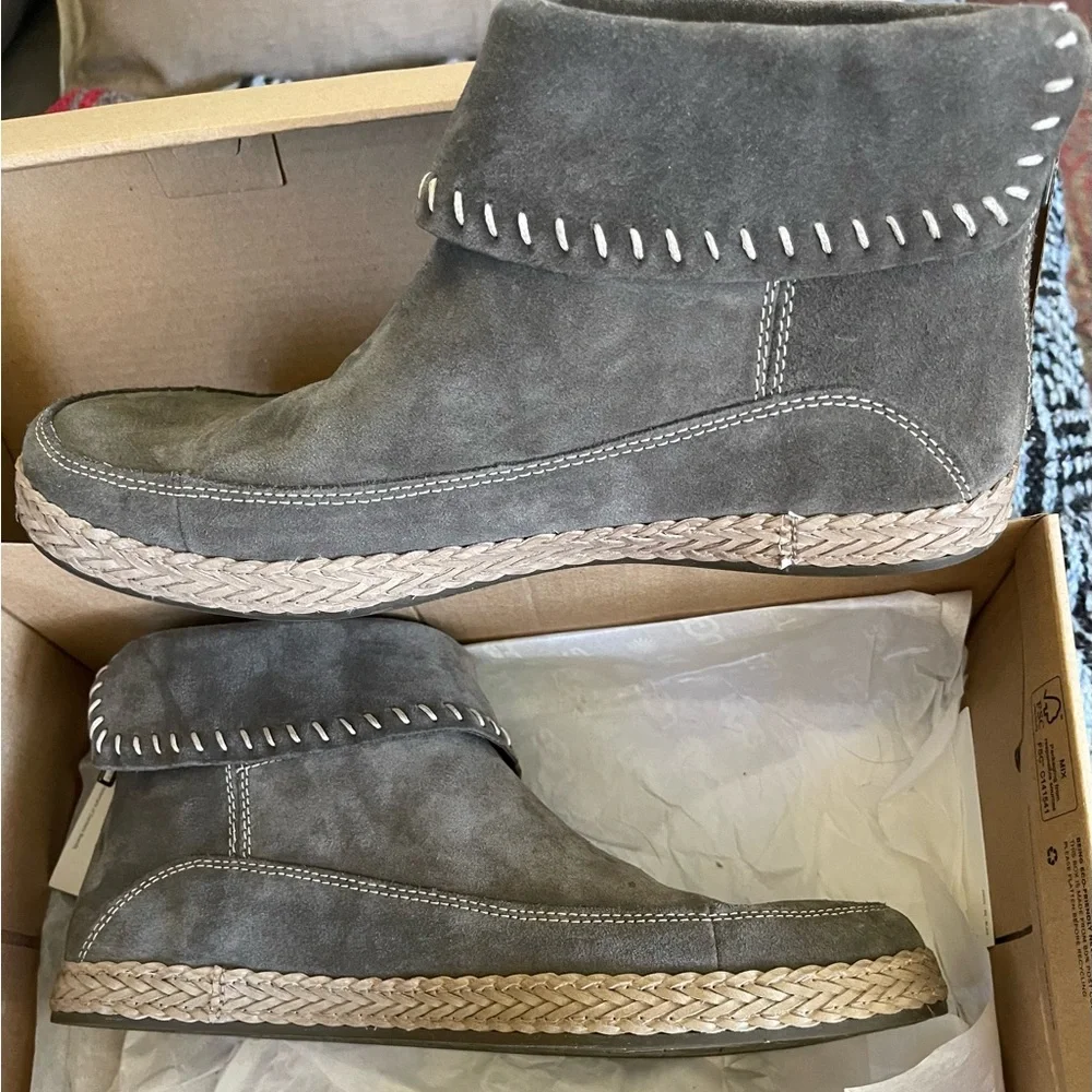 UGG Women’s Taupe Suede Boots - Picture 6 of 9